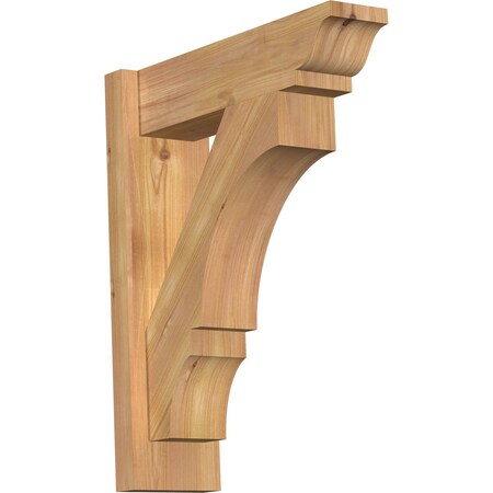 Ekena Millwork Balboa Smooth Traditional Outlooker, Western Red Cedar, 5 1/2"W x 18"D x 22"H OUT06X18X22BOA01SWR